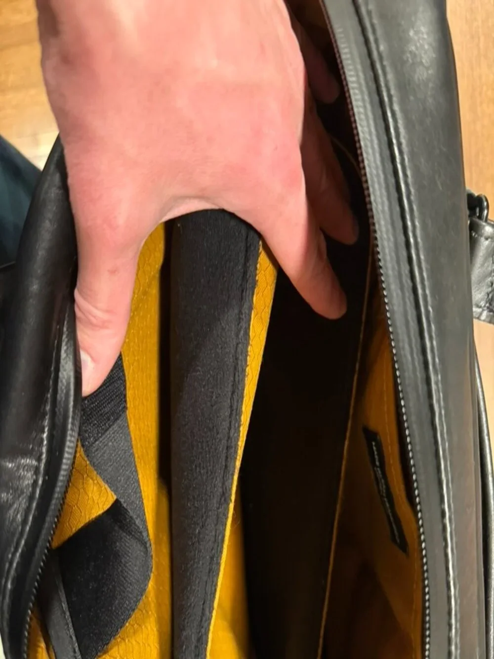 Watermark Executive Leather Laptop Briefcase